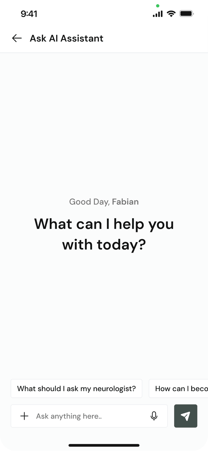 Ask AI Assistant